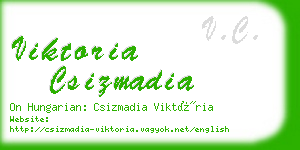 viktoria csizmadia business card